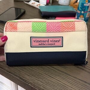 Vineyard Vines Colorful Patchwork Wallet